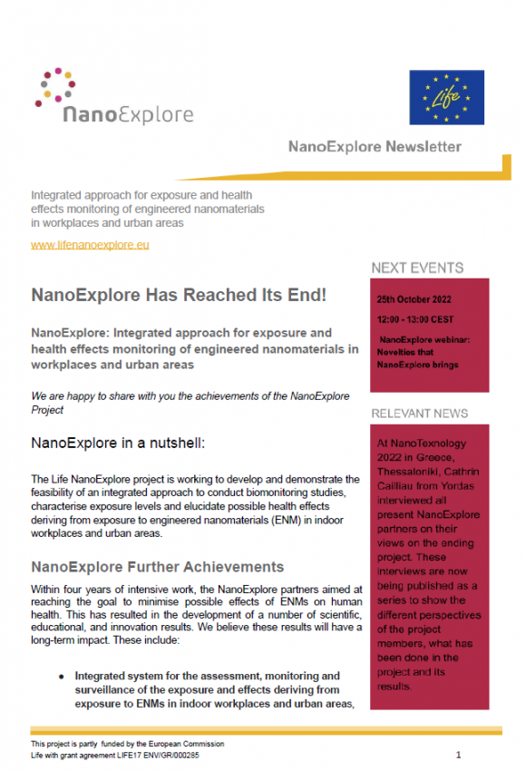 NanoExplore last Newsletter October 2022